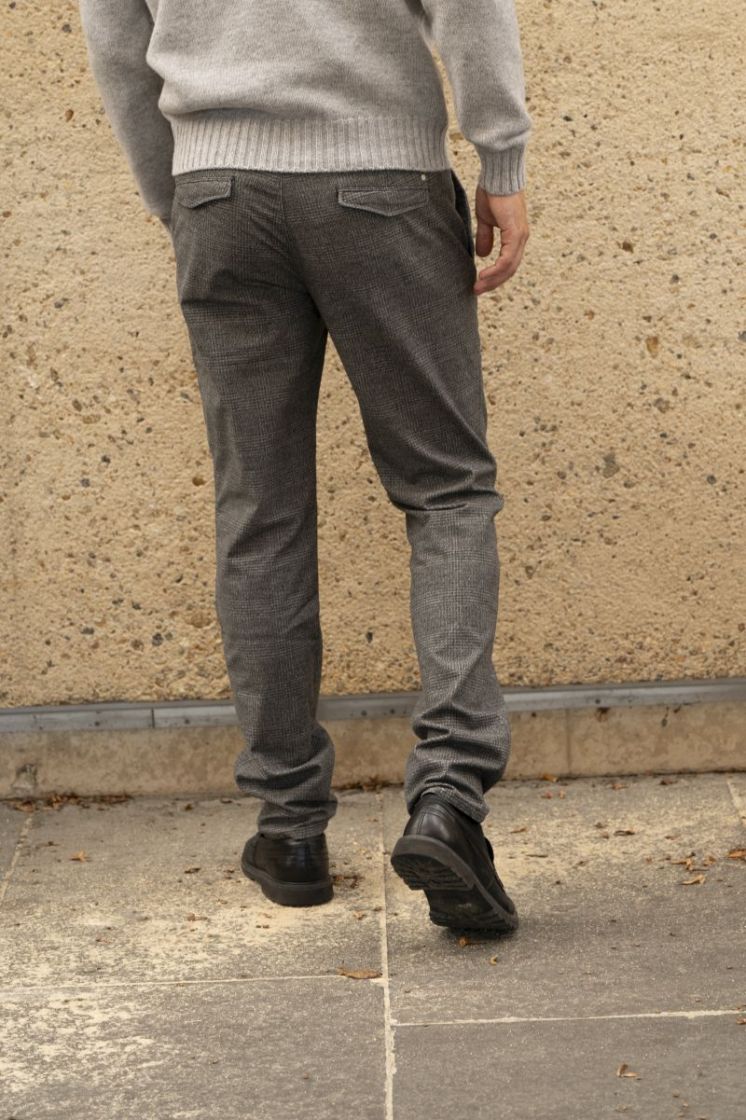 049 GREY CHECK