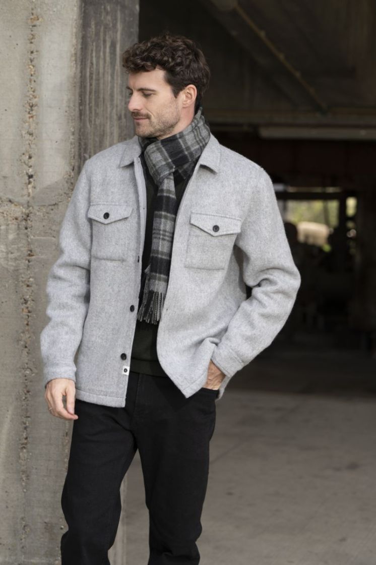  LIGHT GREY CHEC